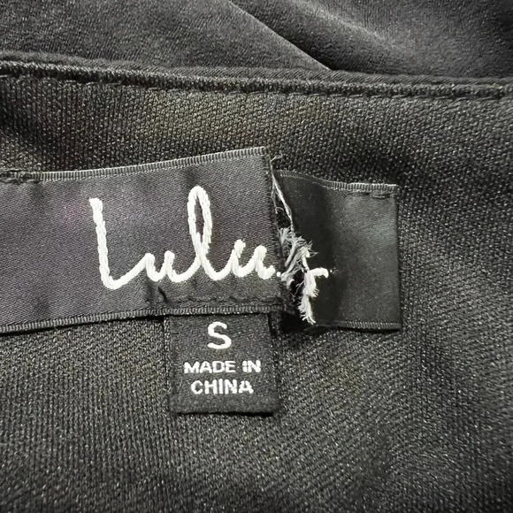 Lulus Maxi Black Dress Size S - Picture 4 of 6